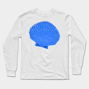 Blue clam shell Long Sleeve T-Shirt